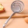 Stainless Steel Colander Set: Mesh Sieve, Oil Separating Spoon, Kitchen Strainer, Foam Skimmer.