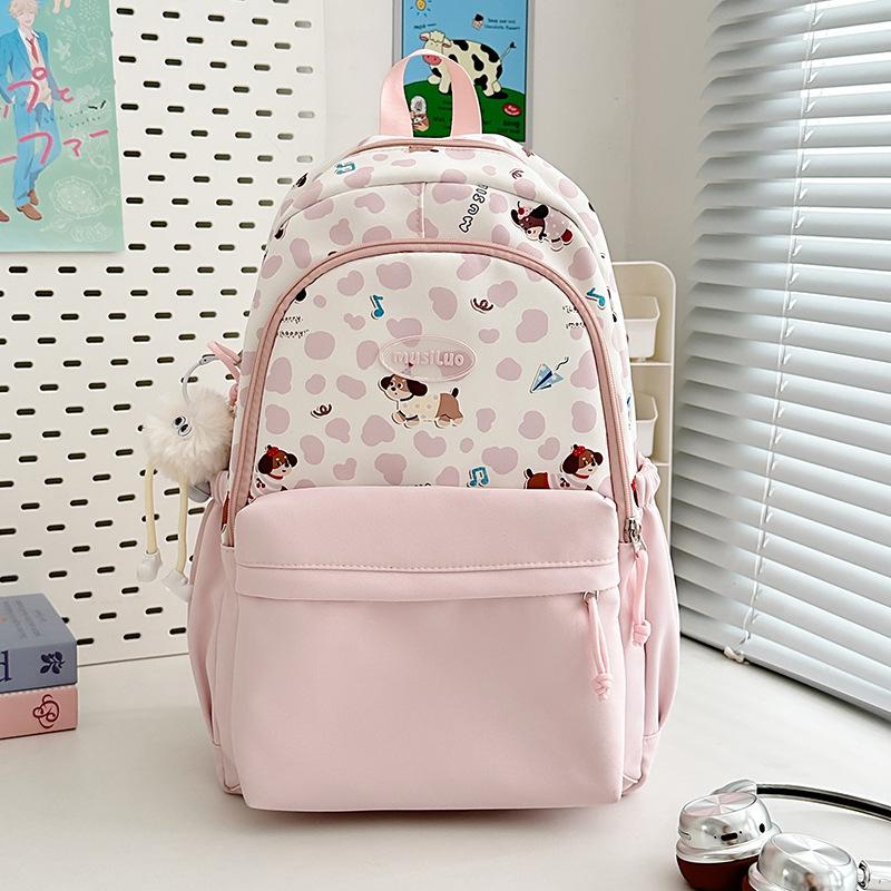 Schoolbag Japanese Girl Backpack Female Fresh and Sweet Wind Campus Student Schoolbag New Lightweight Large-capacity Commuting Backpack
