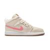 Dětské tenisky Air Jordan 1 Mid Utility PS Fleece Tan Pearl-White Dark-Driftwood DO2208-264