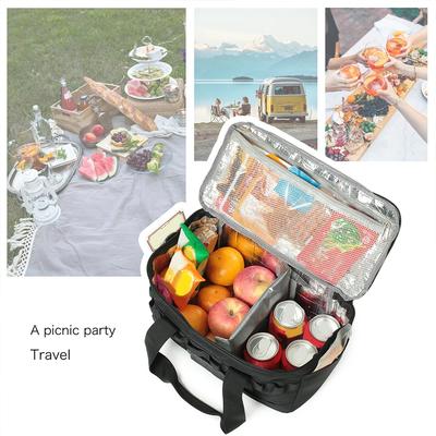 Tactical Lunch Box Leakproof Insulated for Outdoor Heavy Duty Lunch Bag Durable Thermal Cooler Bag for Men Women Camping Picnic