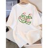 Summer Pure Loose Round Neck Versatile Women's Clothing Comfortable Casual T-shirt Popular Vitality Daily Short Sleeves