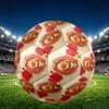 Manchester United F.C Print Size 5 Soccer Ball, PU Wear Resistant Football for Match Training and Daily Practice, Birthday Gift for Soccer Fans