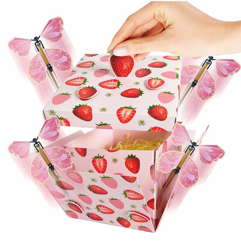 Flying Butterfly Surprise Box Exploding Gifts Box With Butterflies Butterfly Surprise, Diy Pop Up For Birthday Mothers Day
