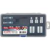 VESSEL (VESSEL) TA20WSQ3-11PS Short Socket Set, Set of 9, 3/8 SQ with Oscillation Adapter