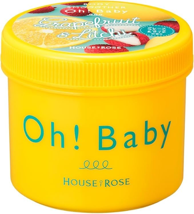 

Body Smoother LG Lychee Body Scrub with Hot Spring Water Ingredients for 350g Bonus (Grapefruit & Scent) Exfoliation, (Single Item)