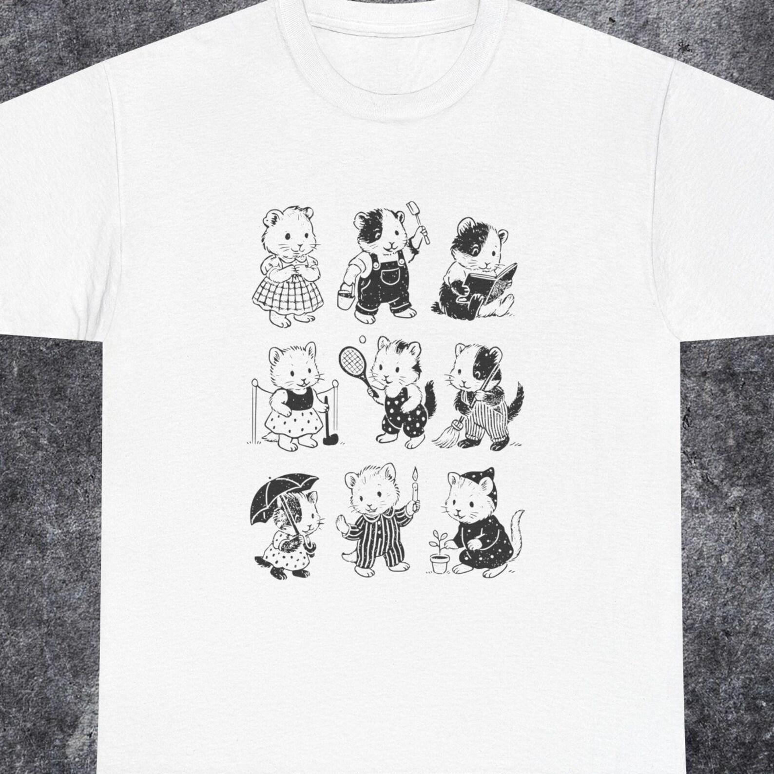 Vintage Guinea pig Graphic Tshirt, guinea pig Lover Gift, cute guinea pig Shirt, Guinea pig Lover Gift, Retro guinea pig Shirt 4XL
