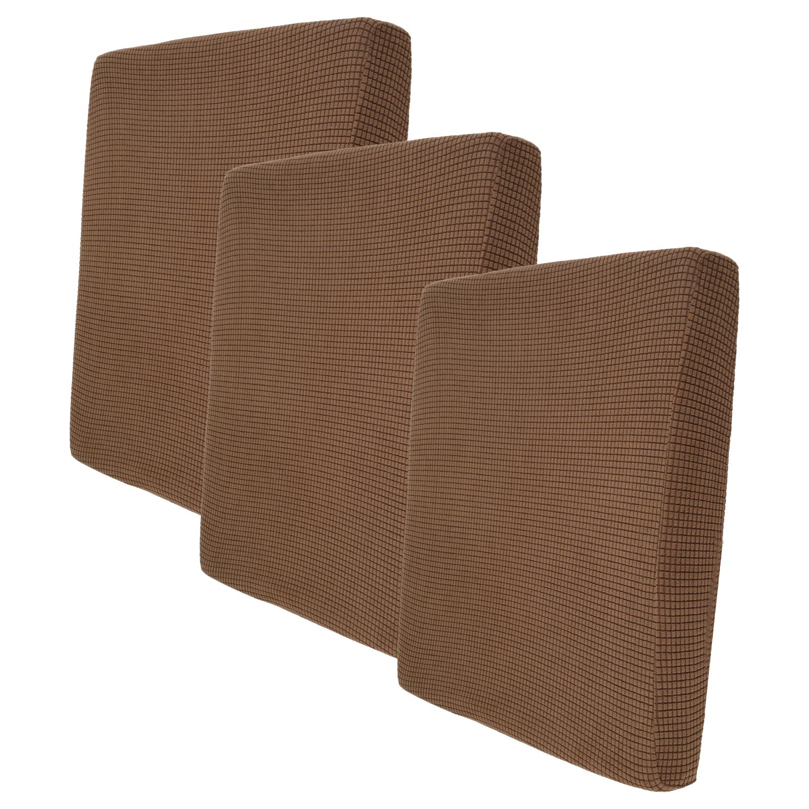 

3 шт. чехлы на подушки для дивана эластичный чехол для дивана защитный чехол для мебели антипылевой эластичный мягкий чехол для сиденья все включено всесезонный универсальный кофейный