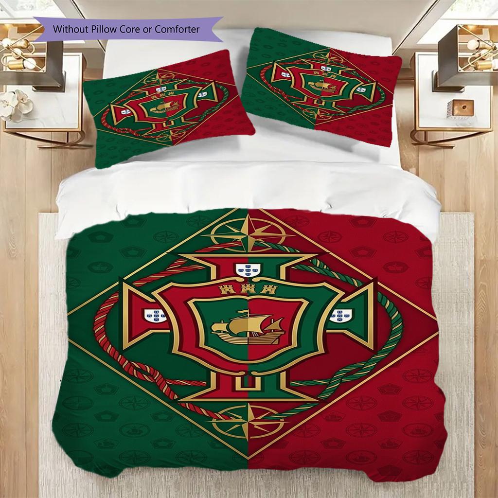 National Pride Heritage Three-piece set (1 * duvet cover + 2 * pillowcase, without core) Duvet cover and pillowcase Soft and comfortable