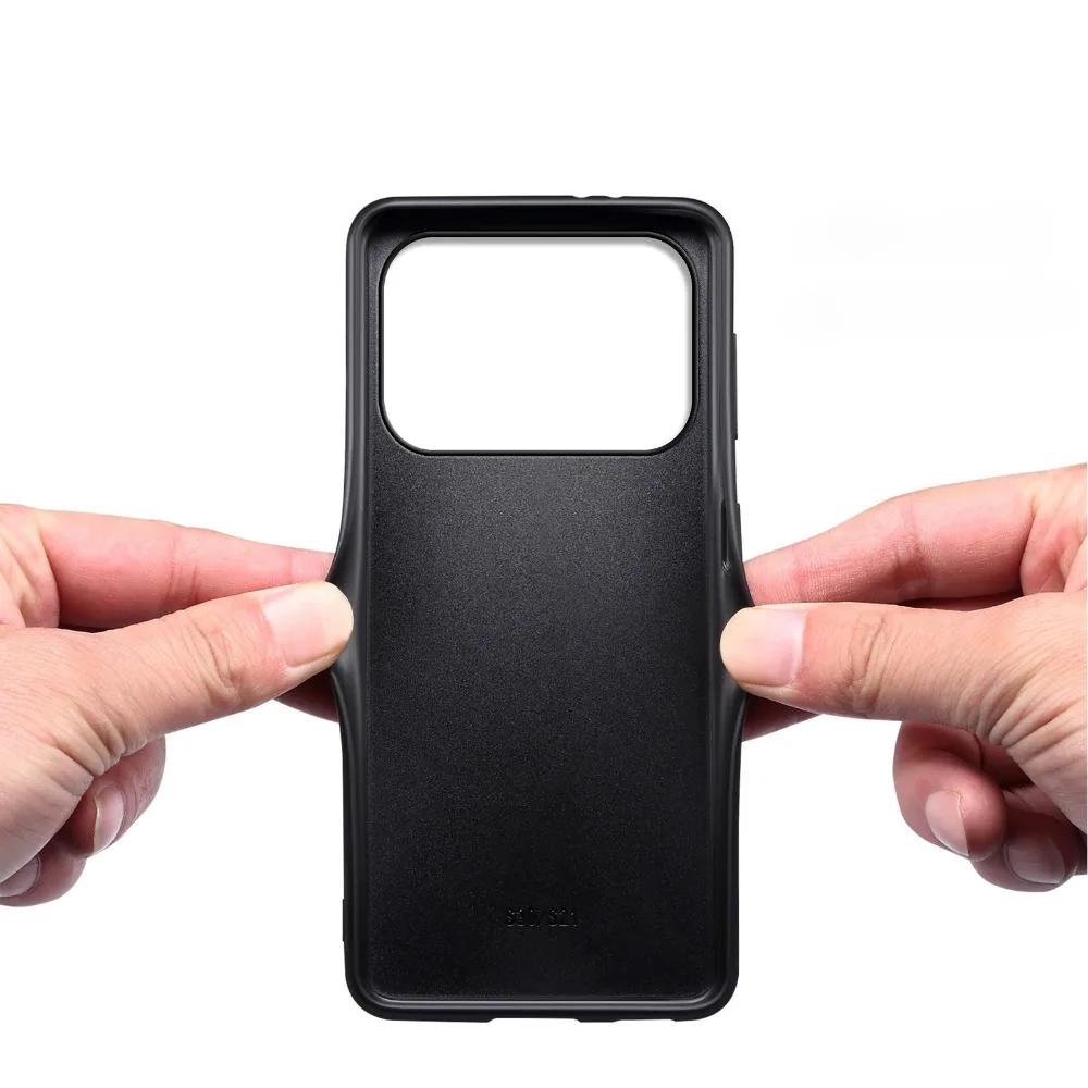 Popular Litchi Texture Leather Slim Case For iPhone 17 Air 16E 15 14 Plus 13 12 11 Pro Max Soft Frame Anti-Drop Shockproof Cover