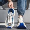 Baskets Chunky Homme Designer Semelle Souple Chaussures de Course Mode Antidérapantes Décontractées Respirantes Homme Chaussures à Plateforme Augmentant la Hauteur