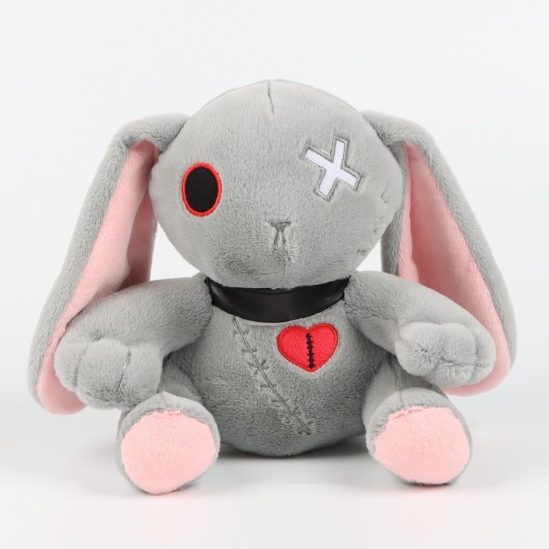 

Dark Black Myth Stuffed Toys Anubis Hydra Krampus Creative Halloween Gift Game Plush Doll Collectible Character Present 25cm Grey Rabbit