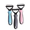 Pet Hair Removal Comb, Knot-open Thin Comb Brush, Double-sided Knot-open Comb, Dog Comb, Grooming and Shaving Cat and Dog Comb