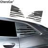 Carbon Fiber Rear Window Decals  Flag Sticker for for Dodge Challenger 08-21