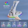 B03B-For PS5 Desktop Storage Stand Controller Stand With RGB Lights Headphone/Handle/Remote/Disc Desktop Storage Stand