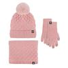Winter Warm Hat, Scarf & Gloves 3-Piece Set