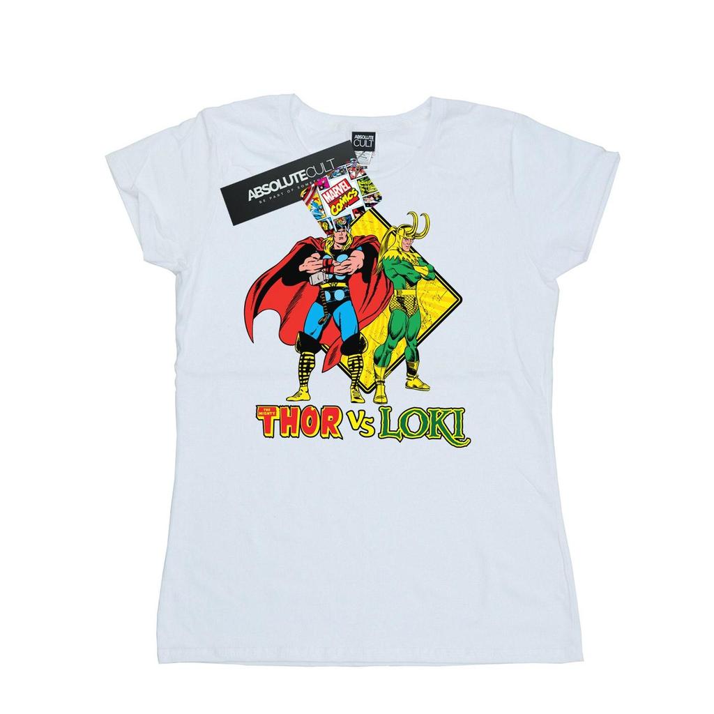 Marvel Womens/Ladies Thor Vs Loki Cotton T-Shirt