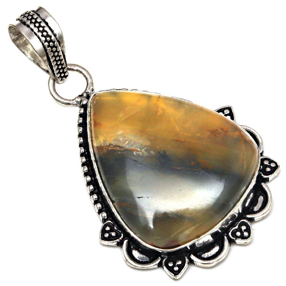 

Подвеска Newlite Jasper Gemstone Handmade Mother Day Jewelry Silver 2