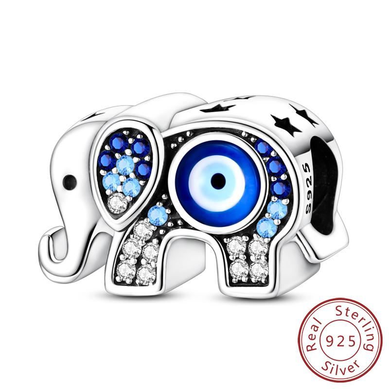 Original Copper Charms Beads Cute Mushroom Unicorn Love Wings Pearl Charm For Bracelet Pendant Woman Girl Jewelry