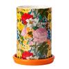 Creative Ceramic Chopsticks Barrel Painted Flower Storage Jar Home Kitchen Drain Chopsticks Knife Fork Spoon Storage Bucket New
