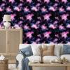Watercolor Galaxy Wallpaper Black, Indigo and Violet 50x1000