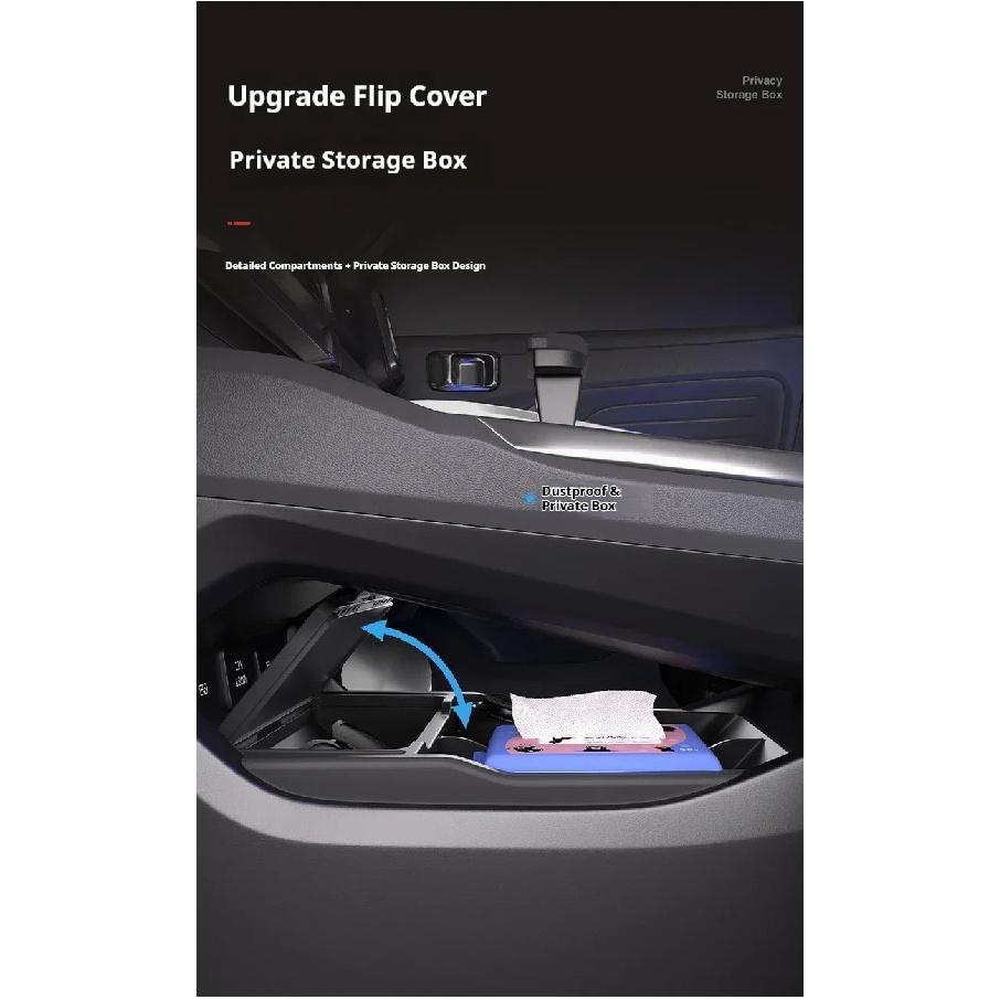 Silicone Storage Box 2025 FOR Geely Preface Center Console Modification Anti-slip Pad Accessories Organizer Decoration