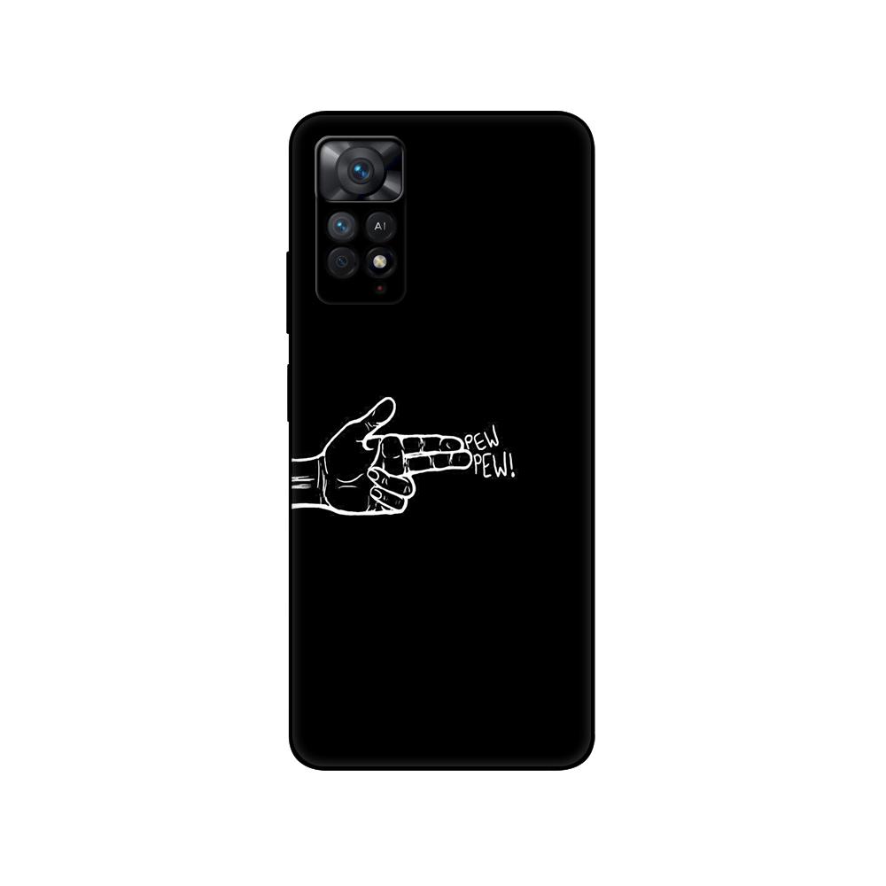 Для Xiaomi Redmi Note 11 Pro 5G plus 11S Global Чехол для телефона Xiomi Red mi Note11 11pro 4G Силиконовая задняя крышка Защитный черный ТПУ Redmi Note 11 4G
