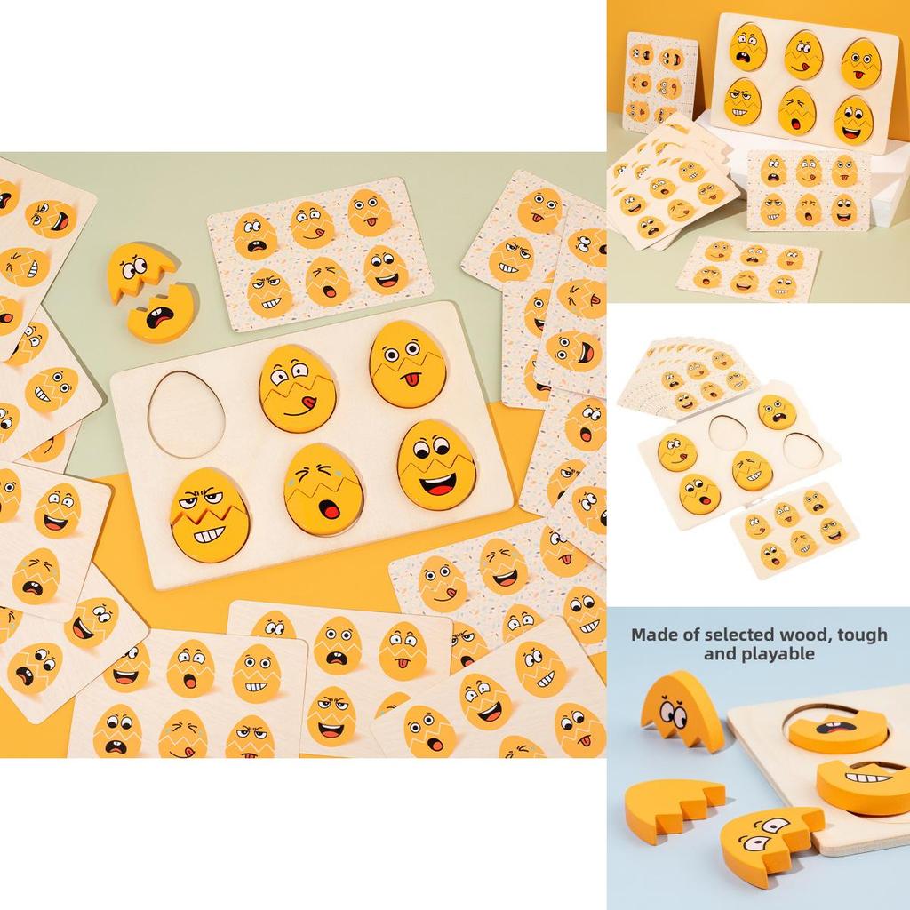 Expression Egg Puzzle Toy For Early Learning And Parentchild Interaction