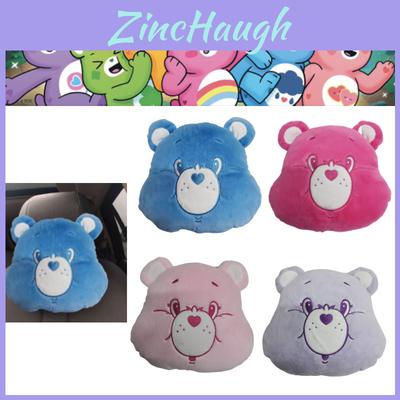 Care Bears Car Headrest Neck Pillow Plush Toy Waist Cushion Seat Cushion Super Soft Crystals Cute Cartoon Style