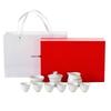 Darunyao Dehua White Porcelain 10-Piece Tea Set