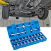 23Pcs Set 3 8in Oil Drain Sump Screw Sleeve Wrench Removal Kit Car Repairing Tool