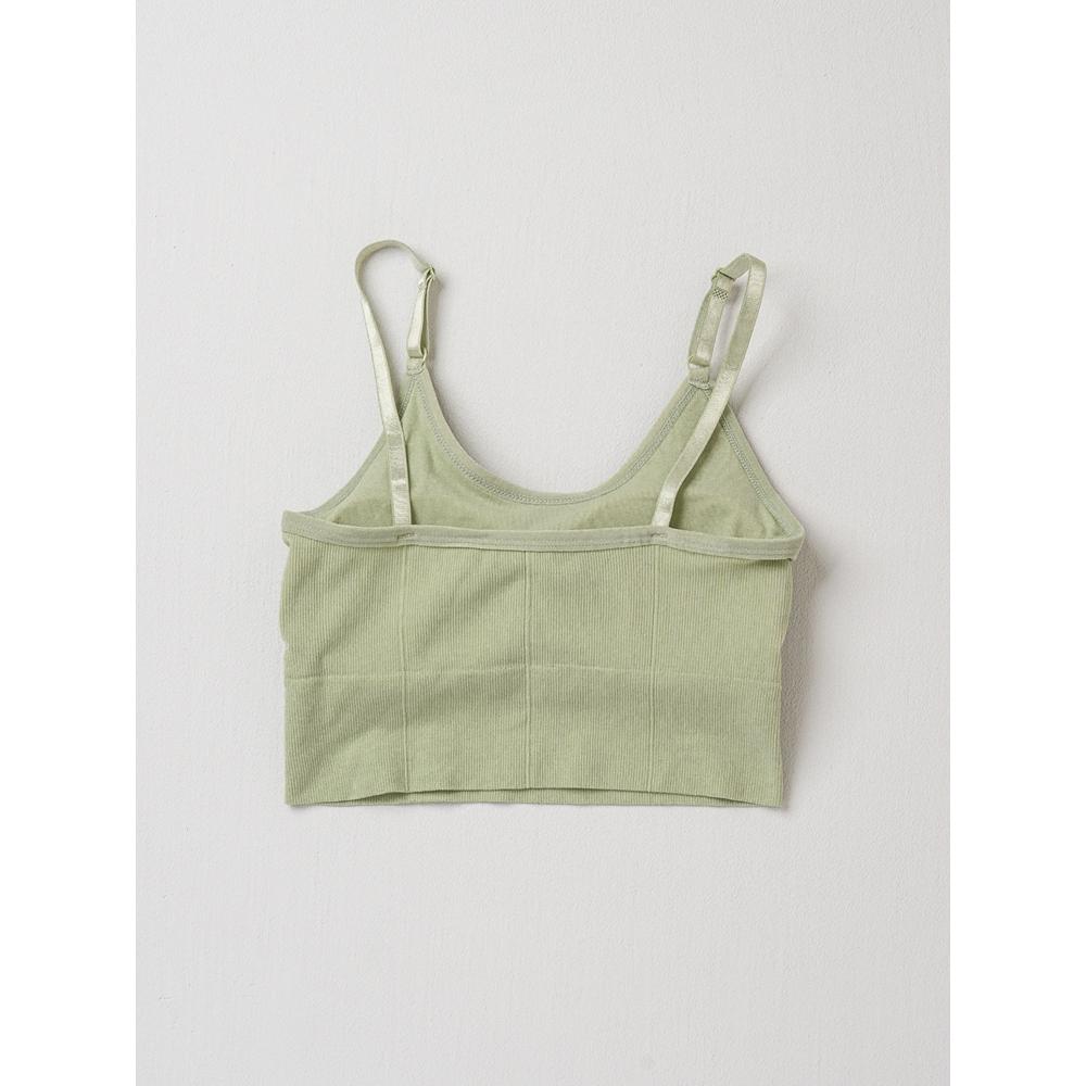 Daiso WoMens Sports Bra Top M L Green