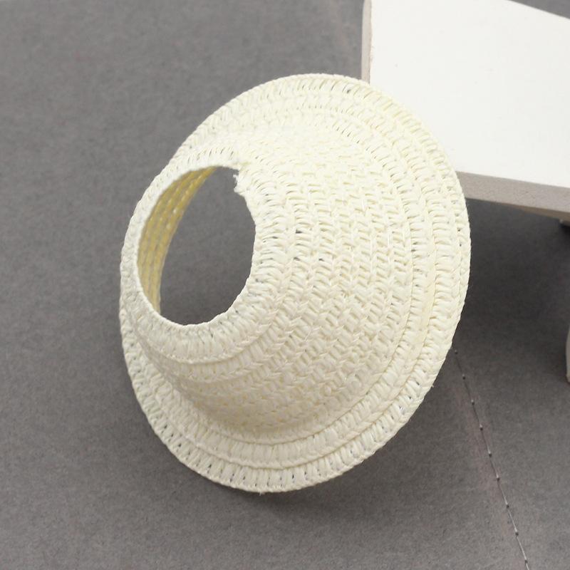 

Только Шляпа Labubu Пустая Соломенная Шляпа Пасторальный Стиль Аксессуары для Куклы Шляпа Весна Лето Прогулка белый