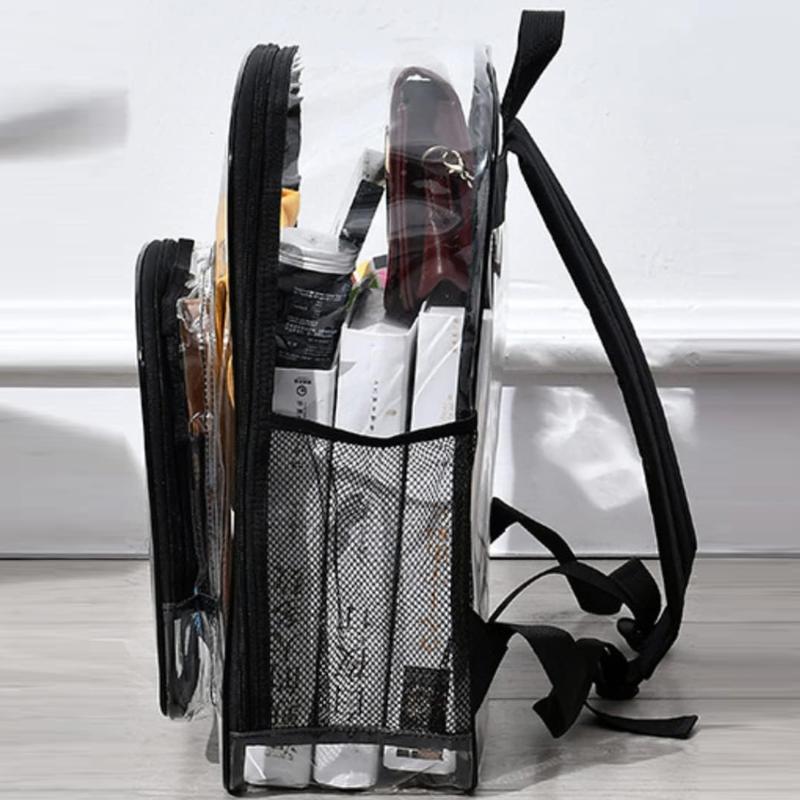 Transparent Backpack Waterproof PVC Storage Bag Large Capacity Student Backpack