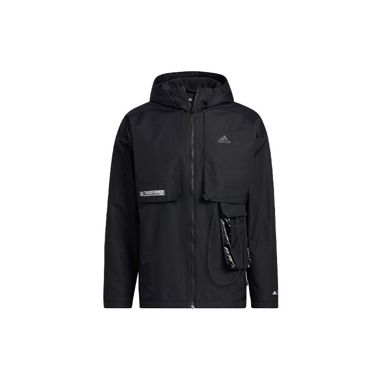 Adidas X Transformers Crossover Hooded Jacket Men Black HM7464 M