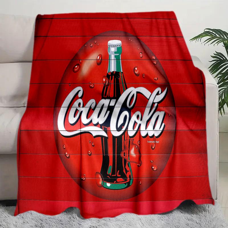 Cocacola Vintage Bottle Blanket Soft Comfortable All Seasons Perfect Sofa Office Naps Blanket Gift Idea Birthday Present Christmas Gift