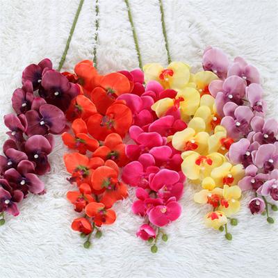 Rośliny symulacyjne Dekoracyjna, wielofunkcyjna, odporna na blaknięcie Ładna fałszywa orchidea Phalaenopsis na rocznicę