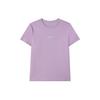 New T Shirts Women's Vanilla Purple F11W128160F-VT
