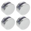 4Pcs Heavy-Duty Zinc Alloy Mirror Clips Multi-Purpose Glass Fixing Clamps No Hole Installation Mirror Safety Holders for Living