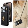 Crossbody Leather Phone Case Wallet with Card Holder for IPhone 16 15 14 Plus 13 Pro Max Stand Shockproof Protective Cover Women