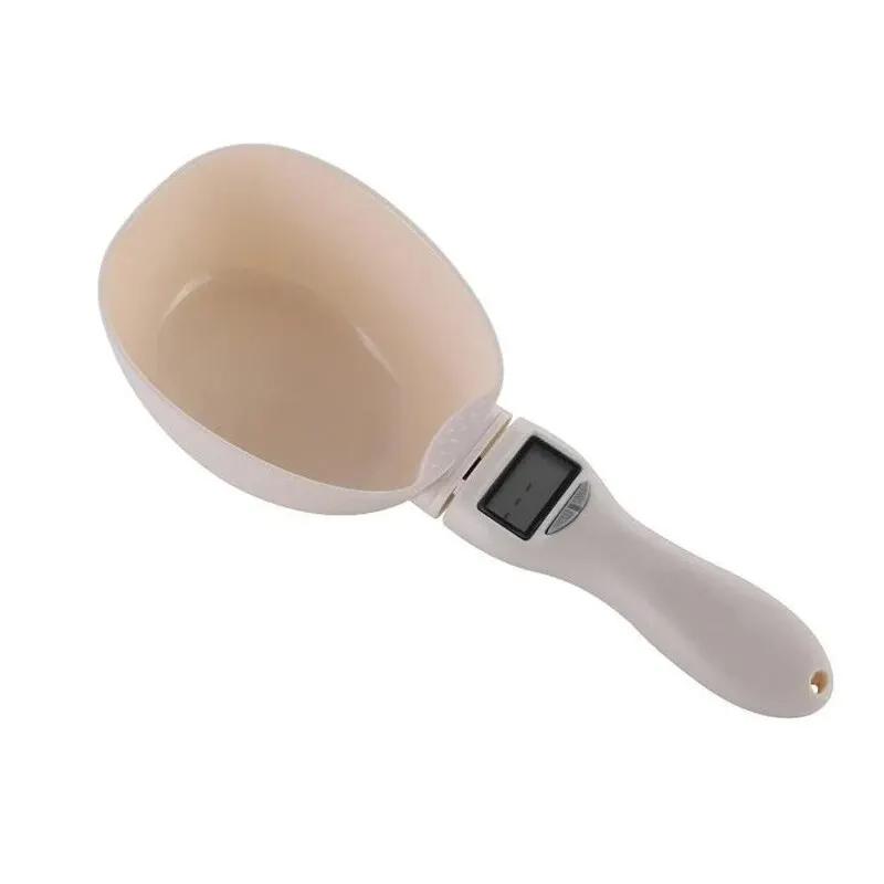 Digital Pet Food Scoop, Electronic Measuring Spoon with Scale, 800g/1g Kitchen Baking Scale for Cat Dog Food, Pet Feeding Supplies