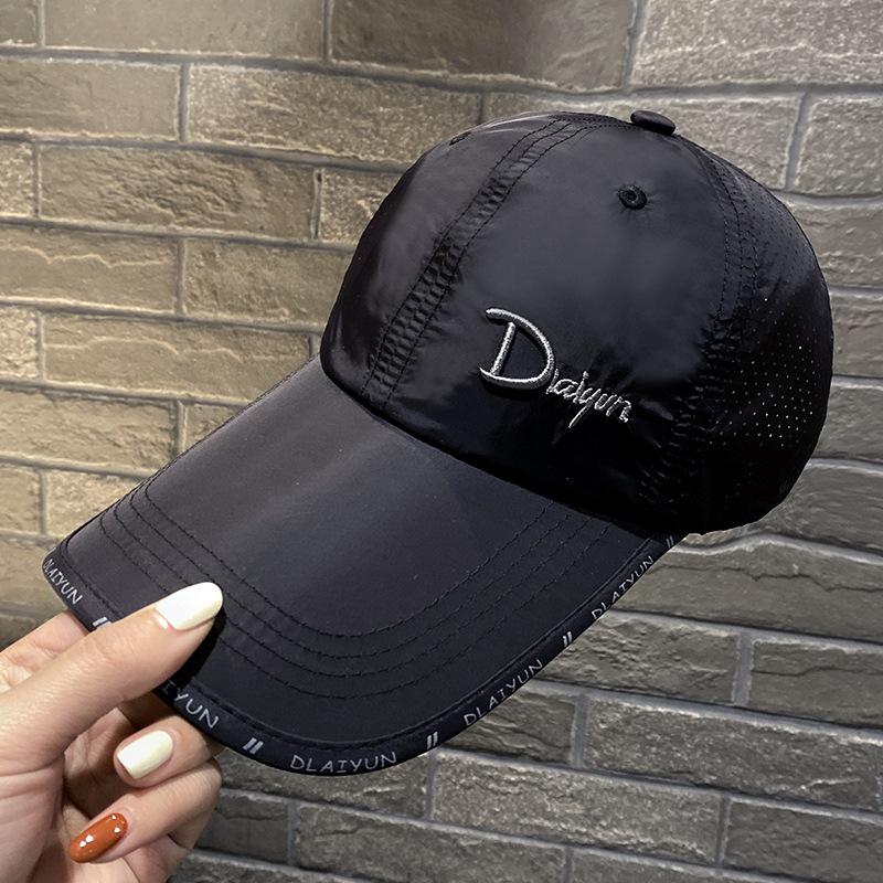 Hat Summer Thin Quick Drying Cap Outdoor Sun Protection Travel Fishing Sun Hat Extended Brim Baseball Cap