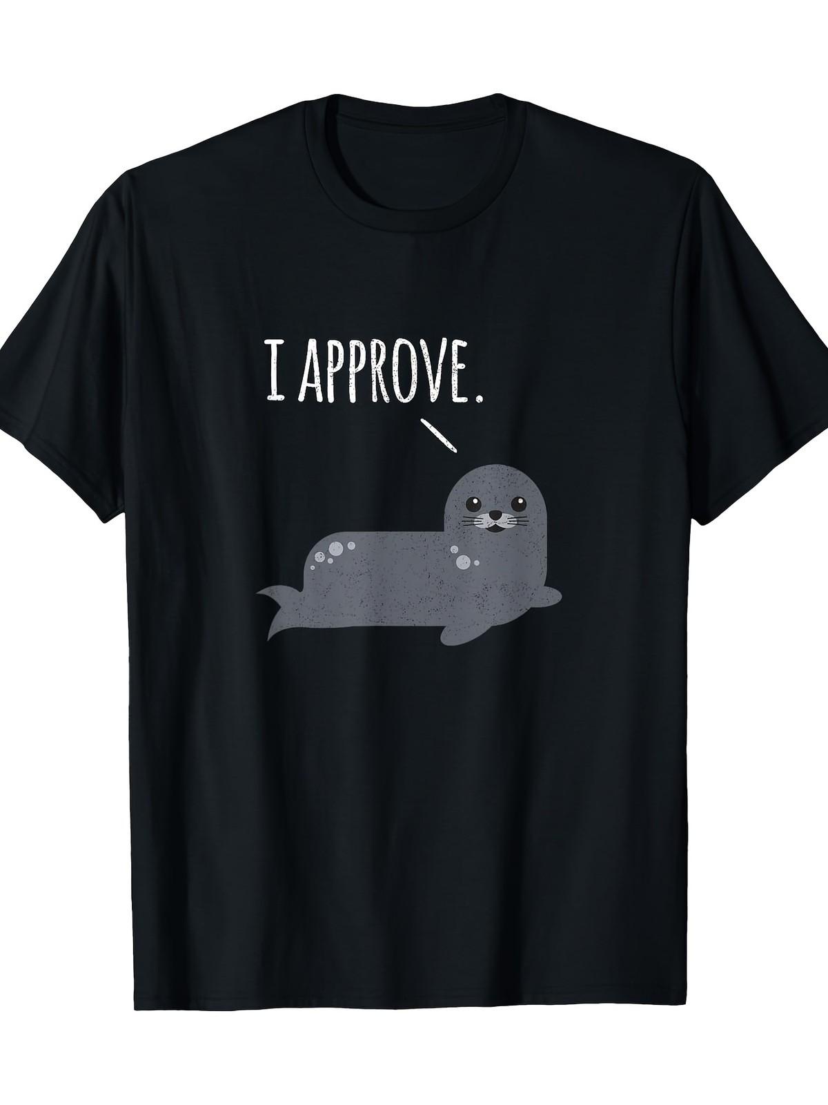 Funny Pun - Seal Of Approval T-Shirt, 220g S разноцветный