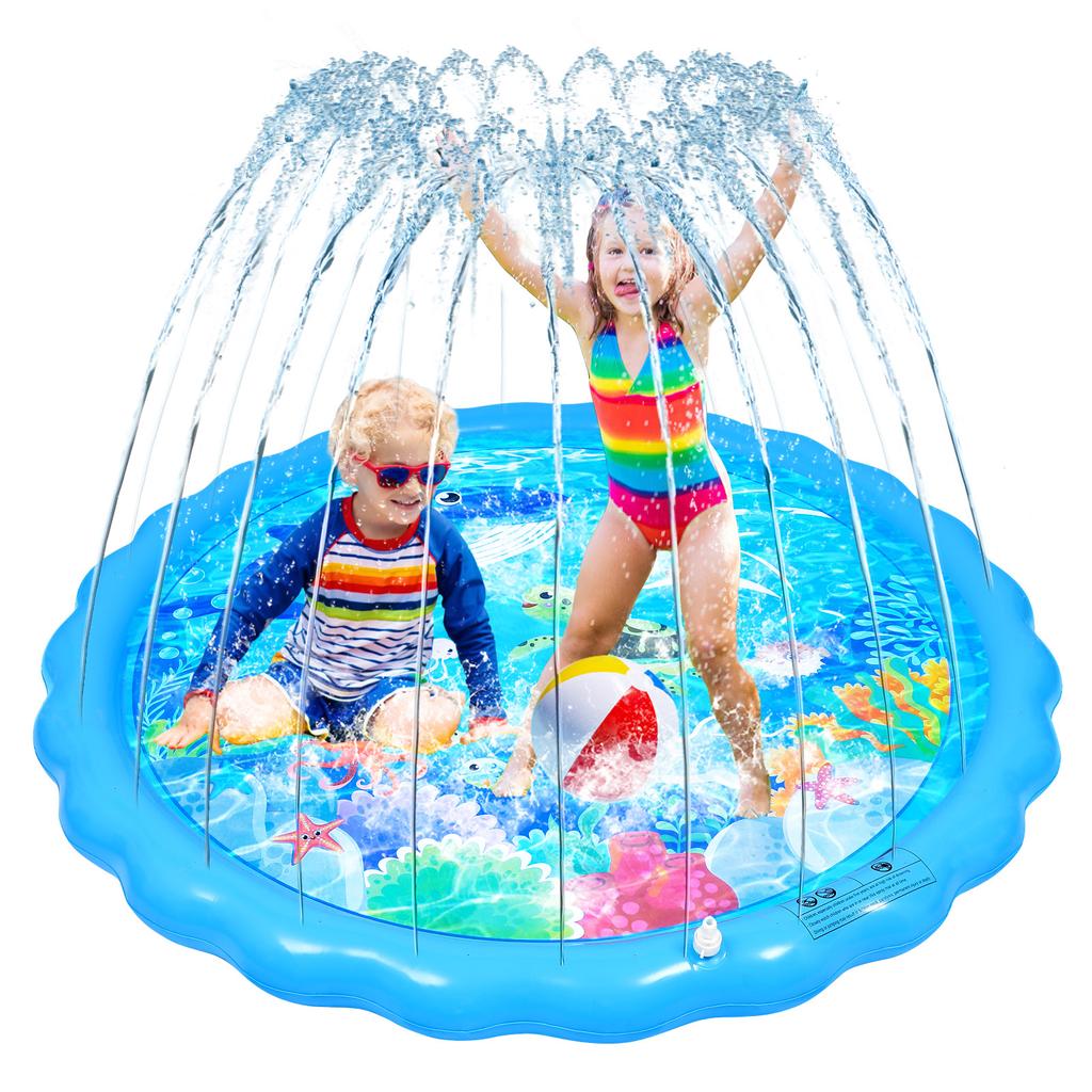Round Water Mat Buy 1 Pc Durable Round Mat Water Mat Water Play Pad for Backyard ...