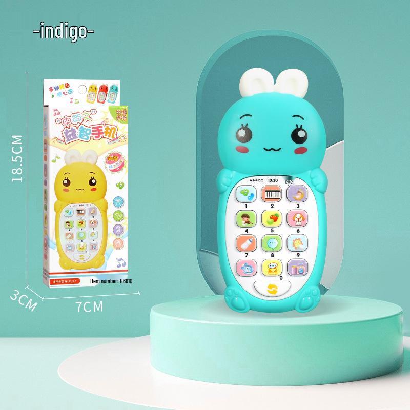 

Infant Soft-Teething Phone: Early Education Story Toy for Babies Two types