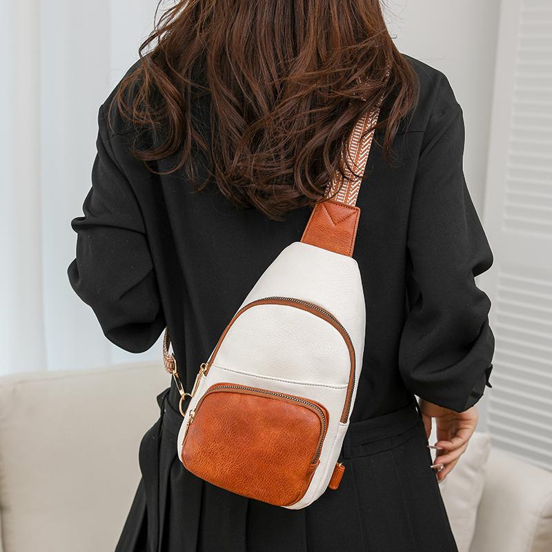 Dámska taška Multifunkčná Crossbody taška Módna Jednoduchá Ramenná Messenger Kabelka Outdoorová PU Kožená Ramenná Taška Nová Denná Taška