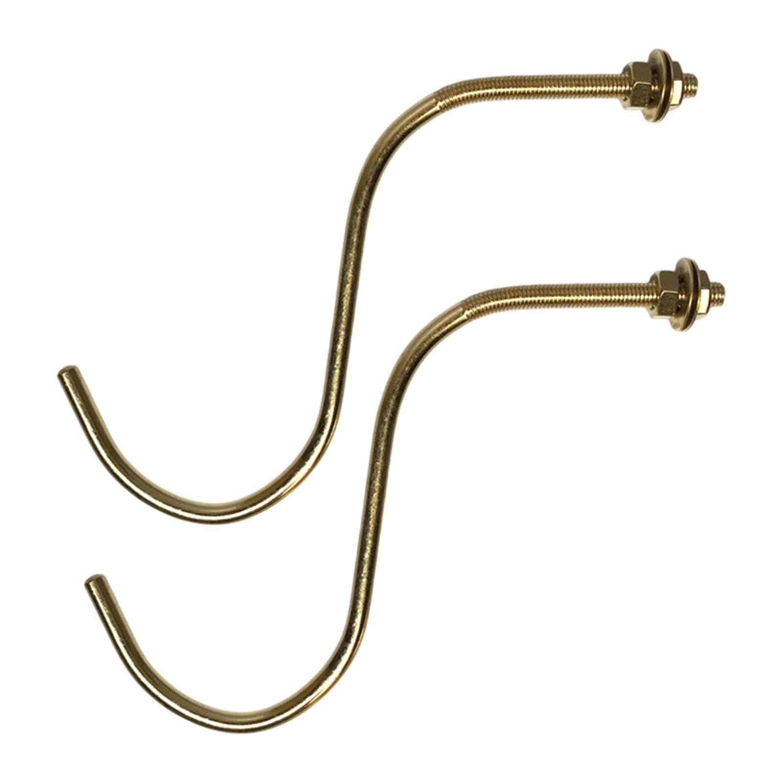 2x Snooker Pool Billiard Cue Hooks Bridge Rod and Ball Rack Hooks Replaceable Snooker Pool Cue Hooks for Indoor Billiard Club