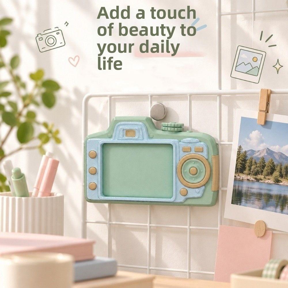 Creative Photo Frame Refrigerator Magnets 3D Printed Postcard Display Stand Home Decor