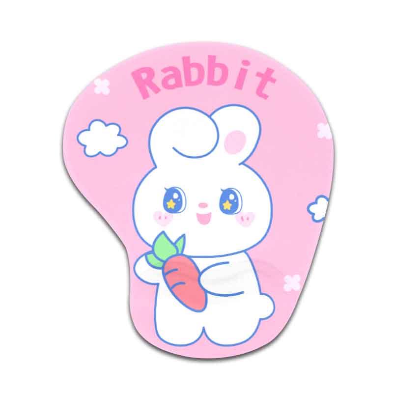 Creative Cartoon Silicone Wrist Rest Mouse Pad & Keyboard Hand Rest - Cute Desk Mat