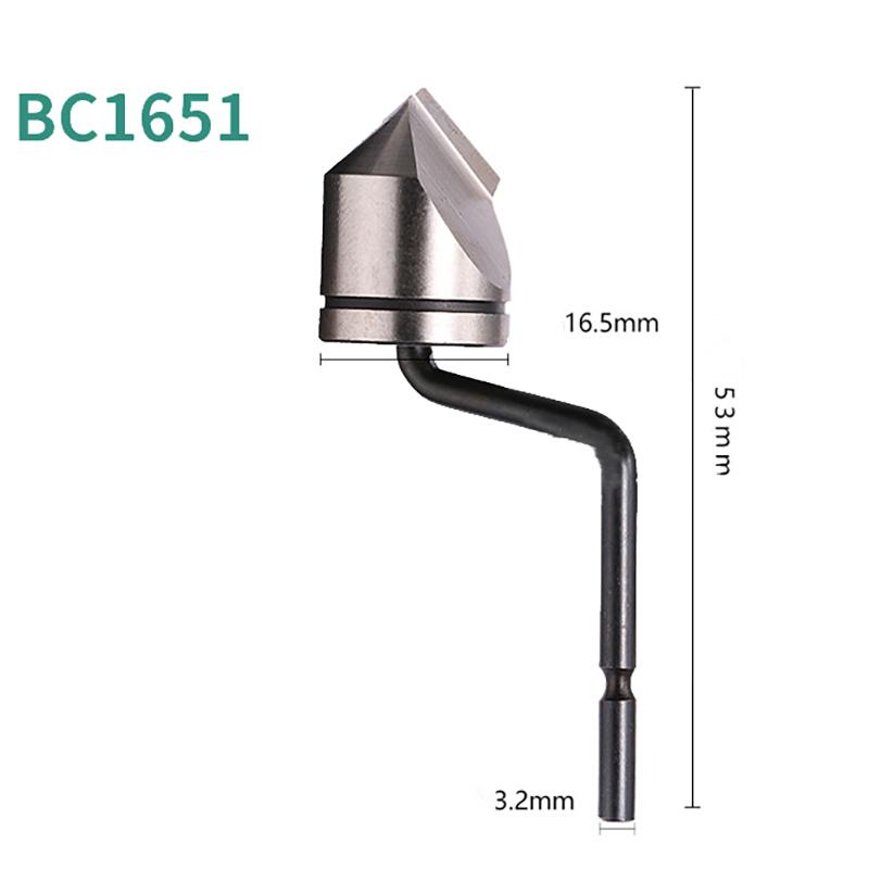 1 stk Avfasingsverktøy Senkeforsenkerblad Bc1041 Bc1651 Bc8301 Bc6301 Avgratingssystem Trimmer