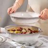 ZISIZ Ceramic Family Soup & Serving Bowl Set